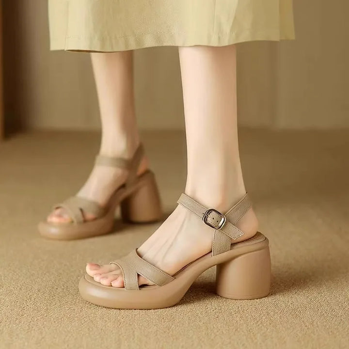 Hollow Out Strap Open Toe Sandals