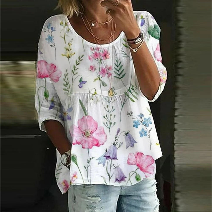 Casual Floral Blouse