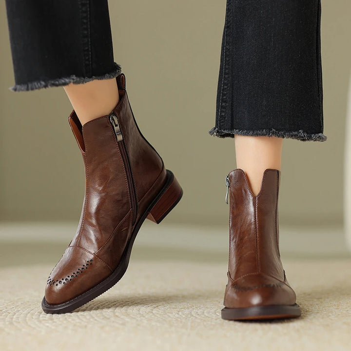 Block Ankle Shoes
