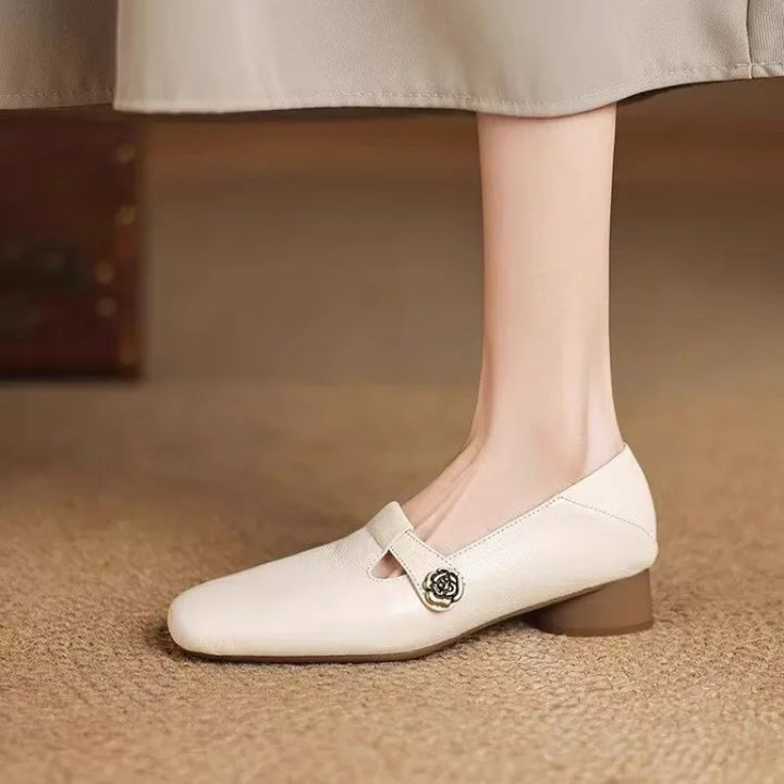 Retro British Pointed Flats