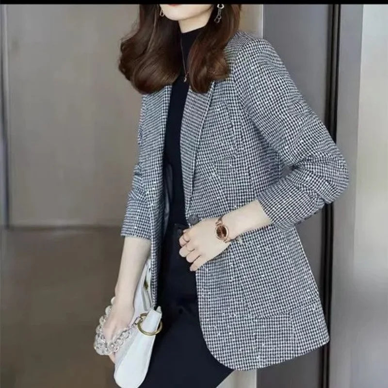 Retro Sequin Blazer Jacket