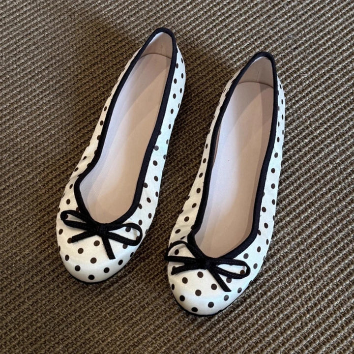 Round Toe Ballet Flats for Women