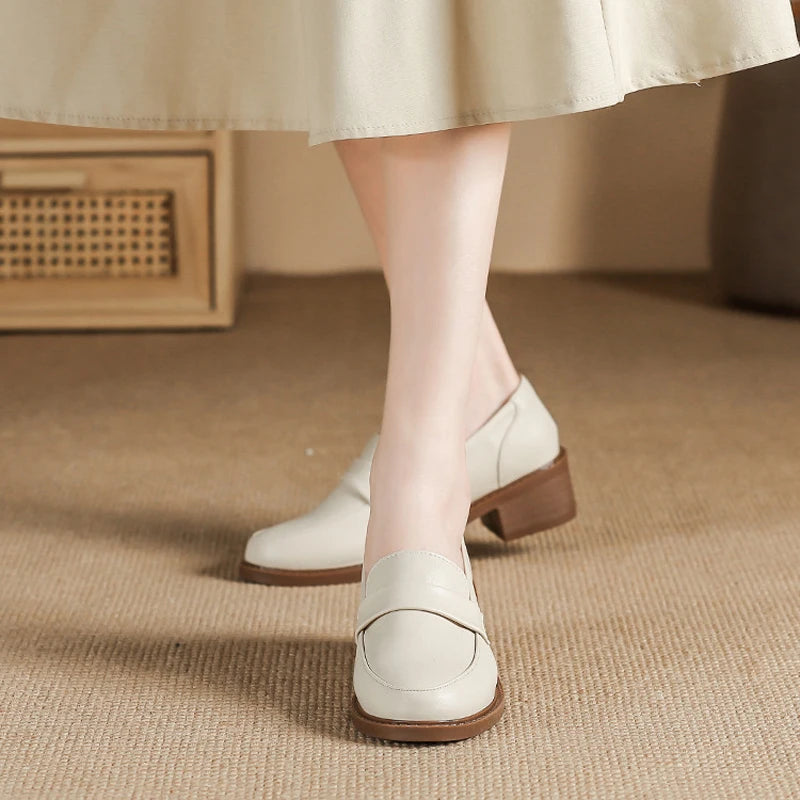 Low Heels Classic Loafers