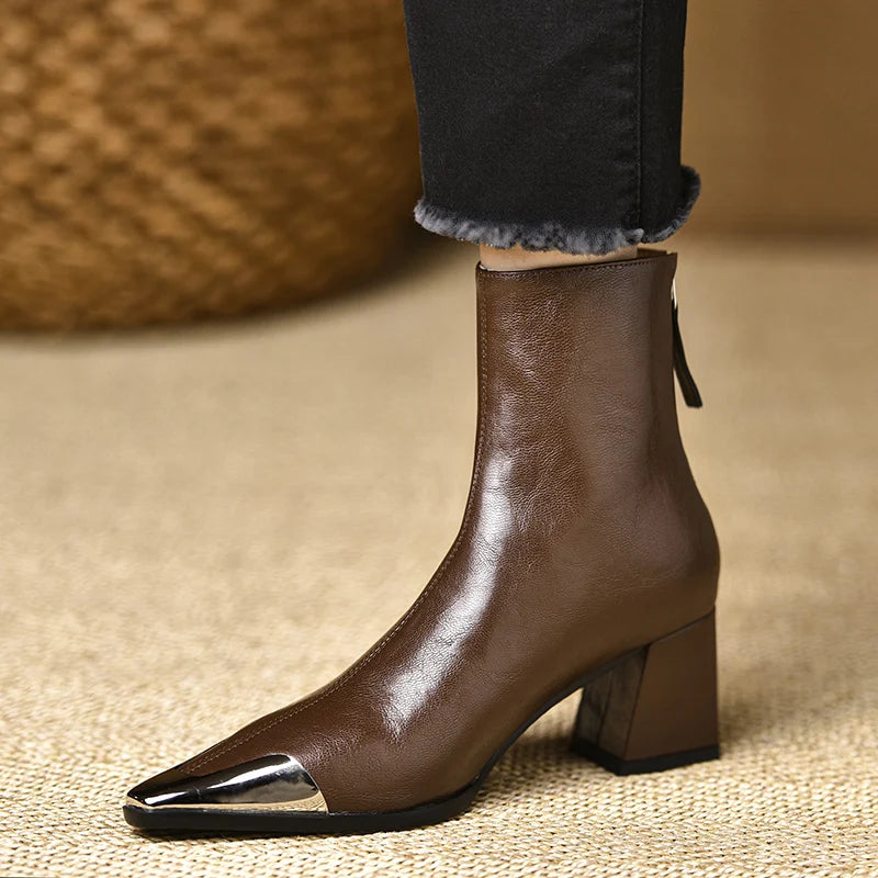 Designer Pointed Toe Women Modern Ankle Boots