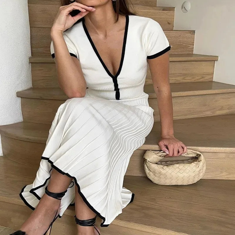V-neck Two-piece