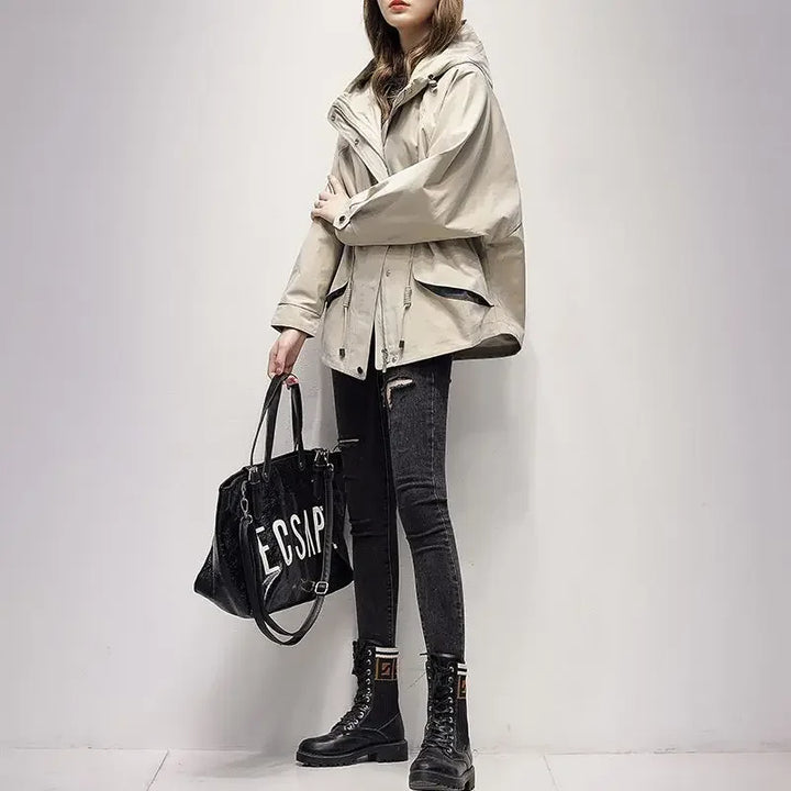 Hooded Trench Coat