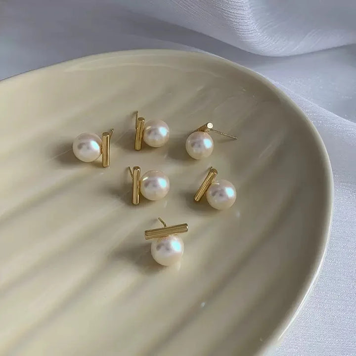 Pearl Stud Earrings