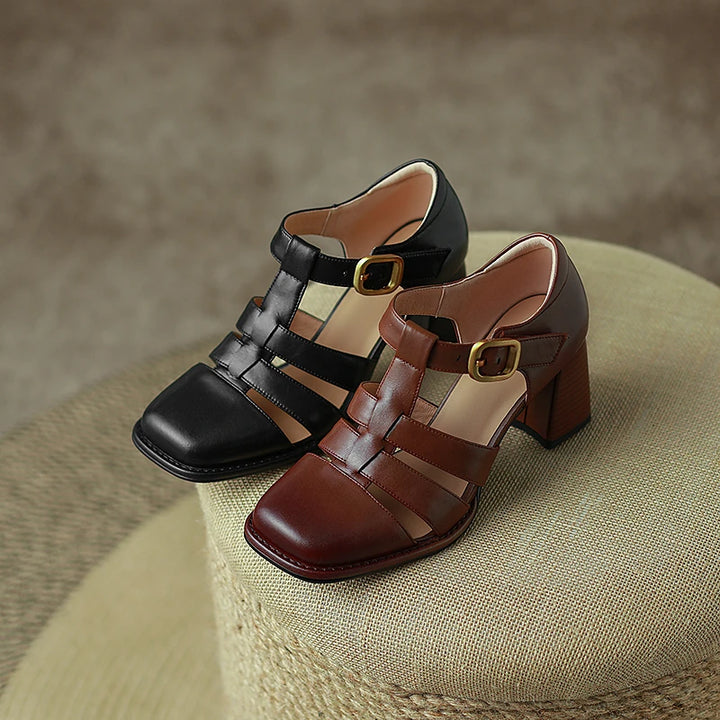 Vintage Closed Toe Sandals