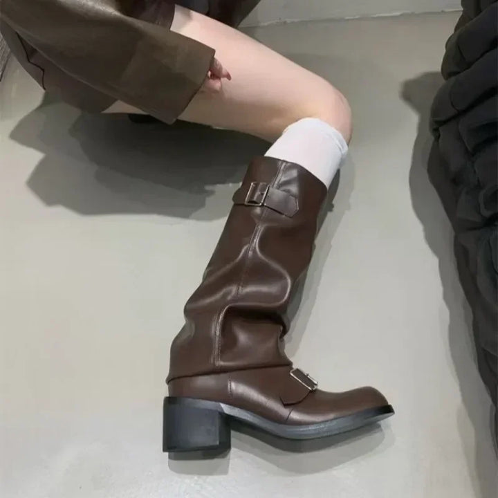 Chunky Heels Boots