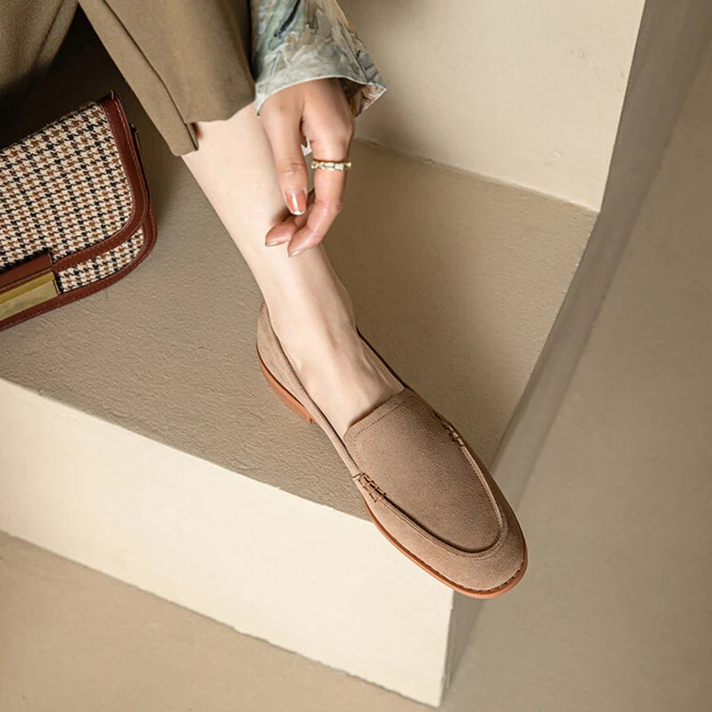 Round Toe Loafers