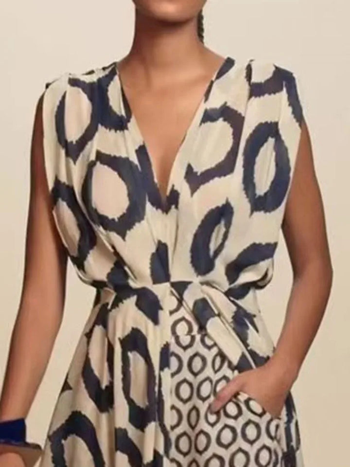 V-neck Boho Set