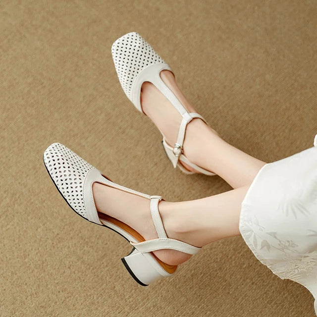 High Heel Large Headed Sandals