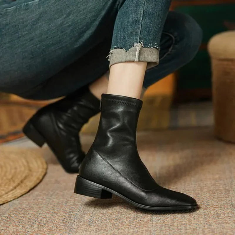Low Heel Boots