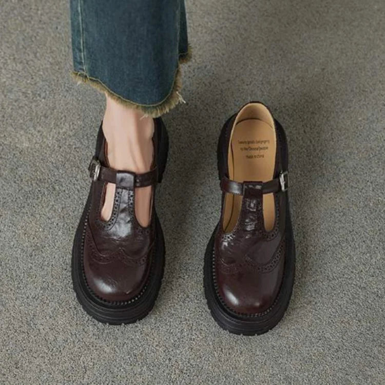 Retro Women's Brogue Shoes