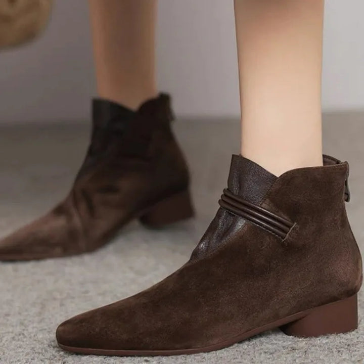Low Heel Pointed Toe Shoes