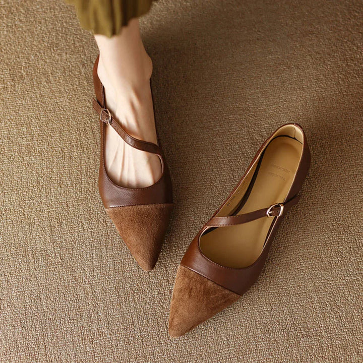 Flats Pointed Toe Mary Jane Shoes