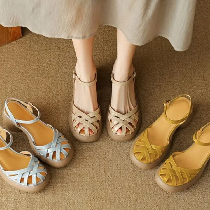 Platform Buckle Sandals