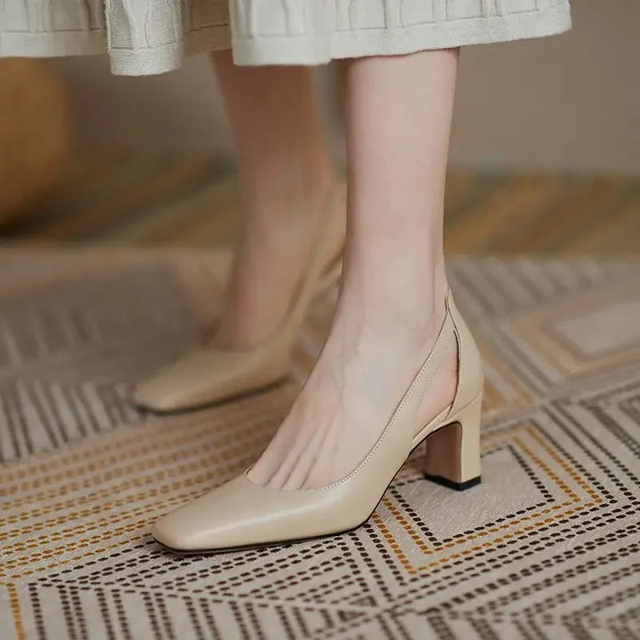 Casual Chunky Heels Pumps