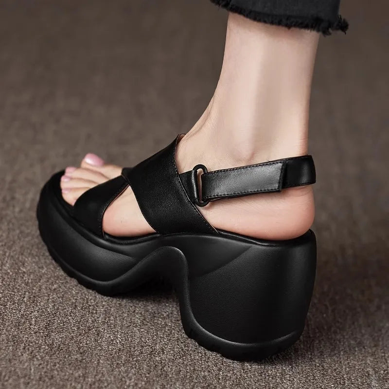 Open Toe Cross Sandals