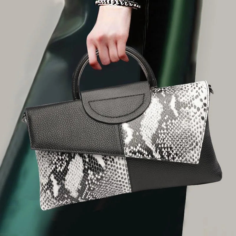 Alligator Pattern Handbag