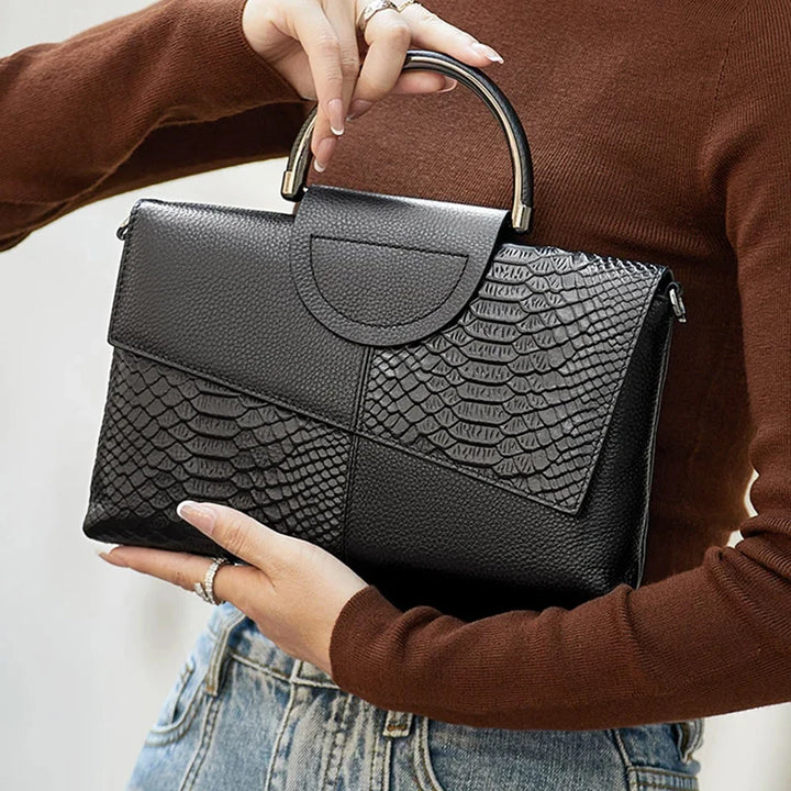 Alligator Pattern Handbag