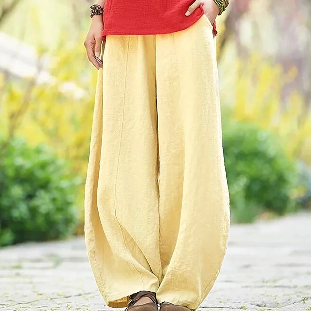 Linen Loose Trousers