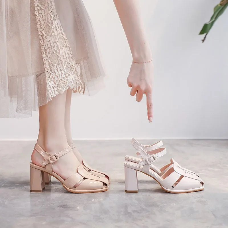 Women's Weaving Hollow Sandals