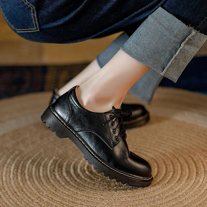 Round Toe Retro Oxfords