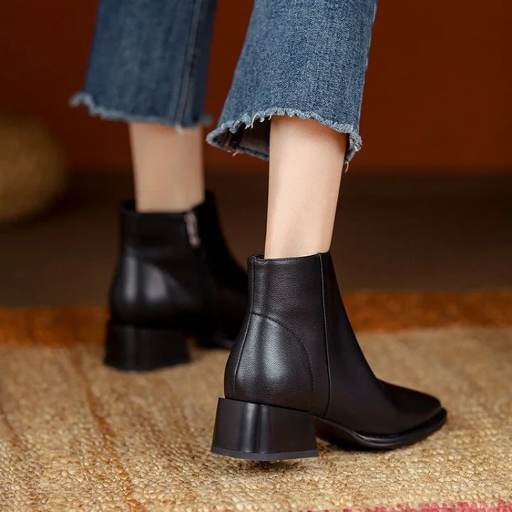 Thick Heel Ankle Shoes
