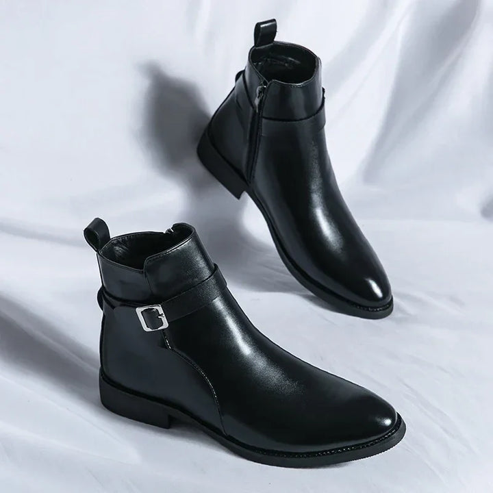 Buckle Chelsea Boots