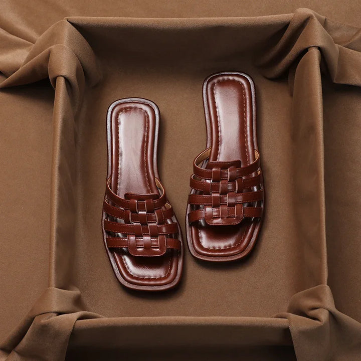 Cross Hollow-out Flats