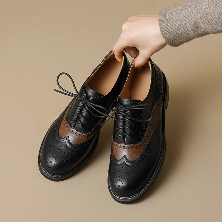 Lace Up Brogue Oxford Shoes