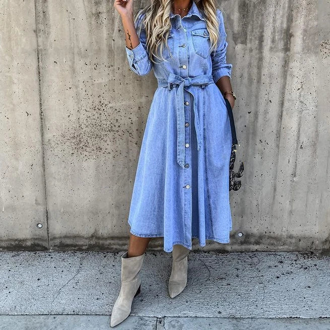 Loose Denim Dress