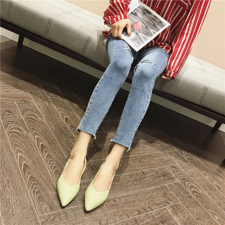 Shallow Mouth Pointed Shoes
