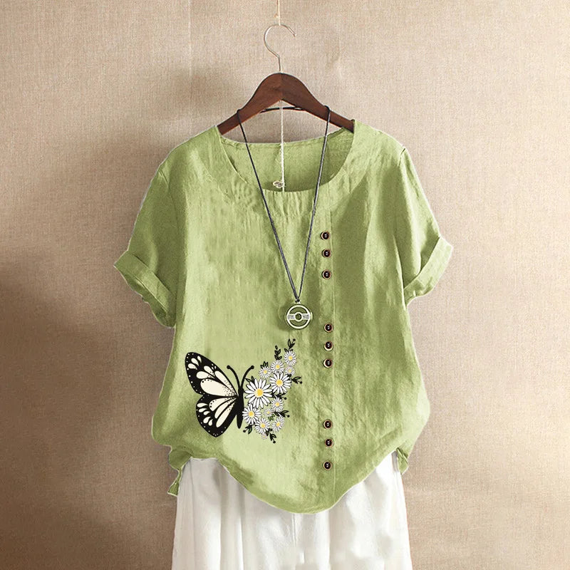 Vintage Linen Blouse