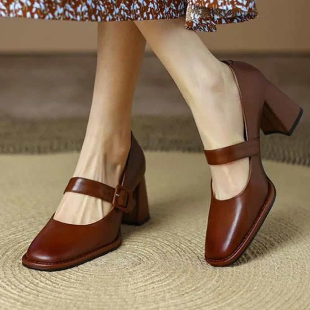 High Heel French Retro Shoes