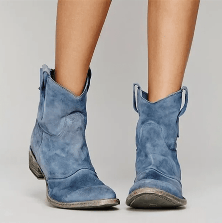Block Heel Designer Boots