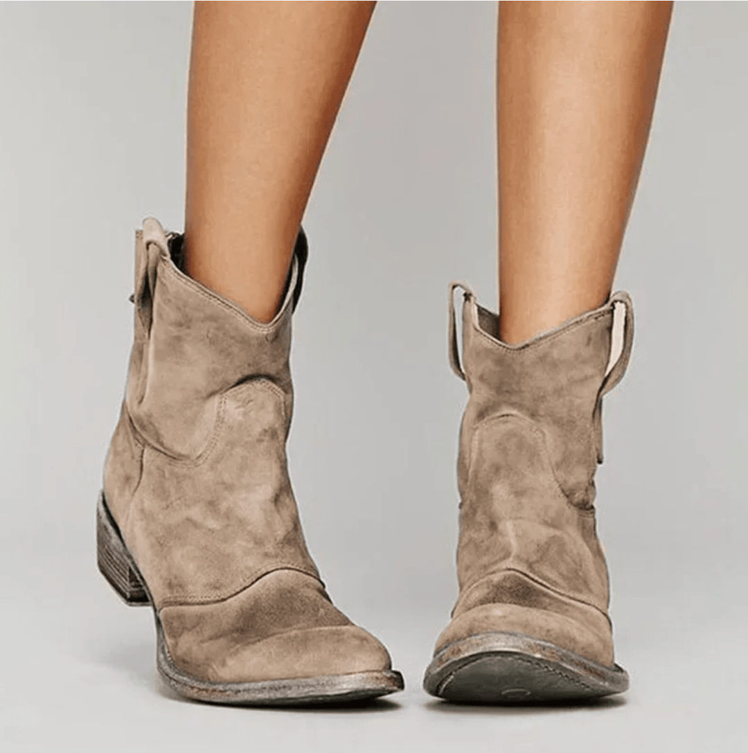 Block Heel Designer Boots