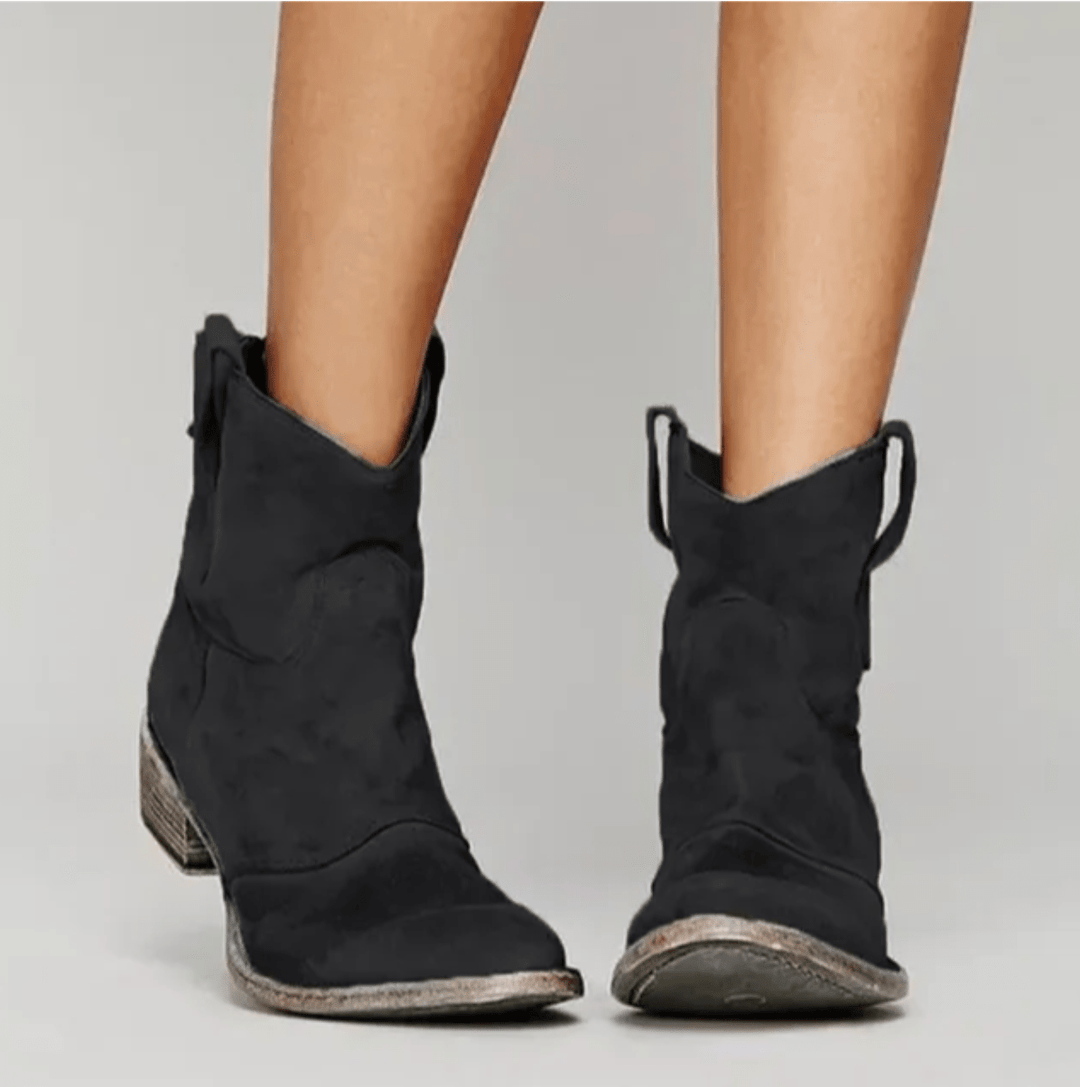 Block Heel Designer Boots