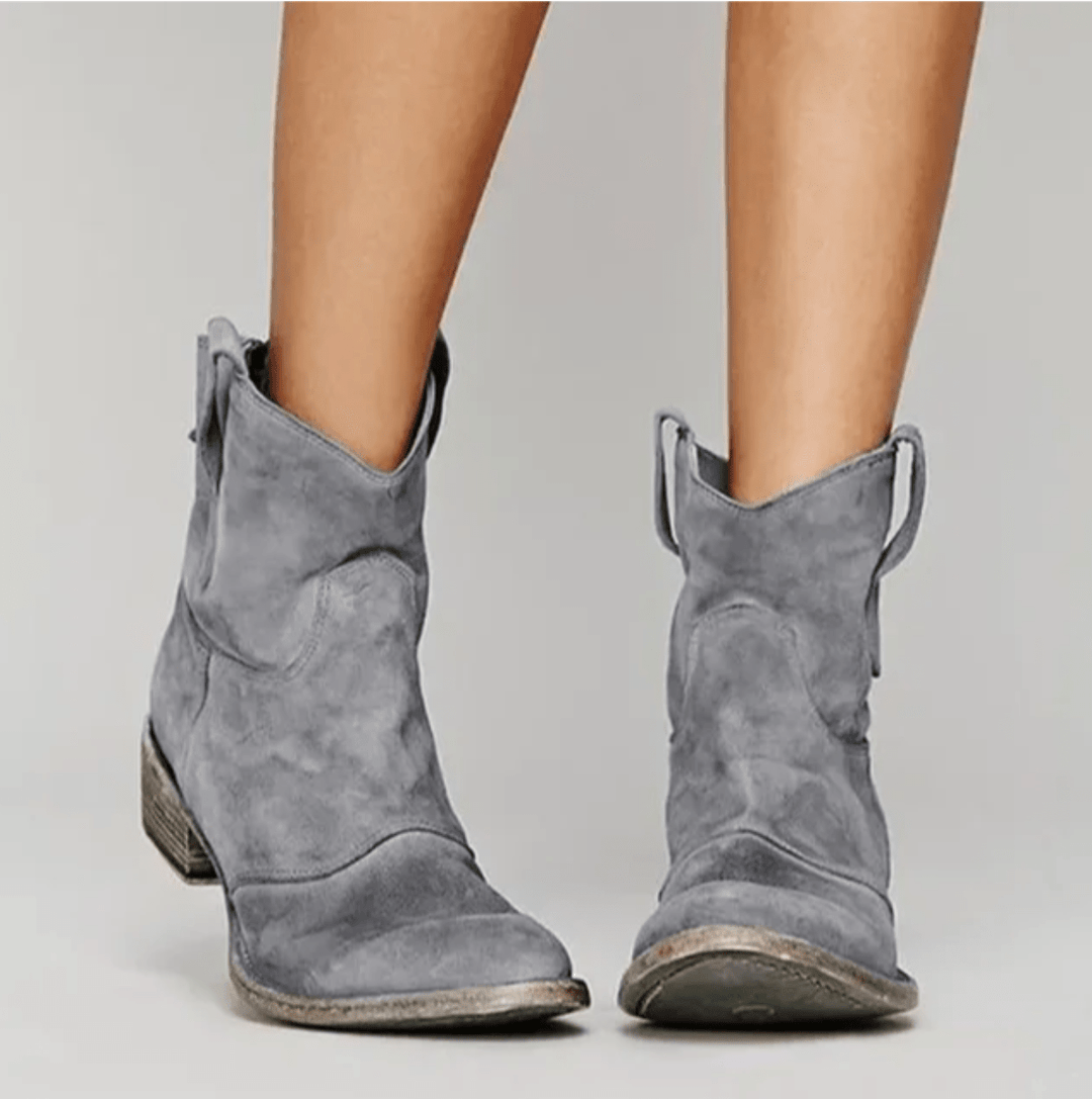 Block Heel Designer Boots