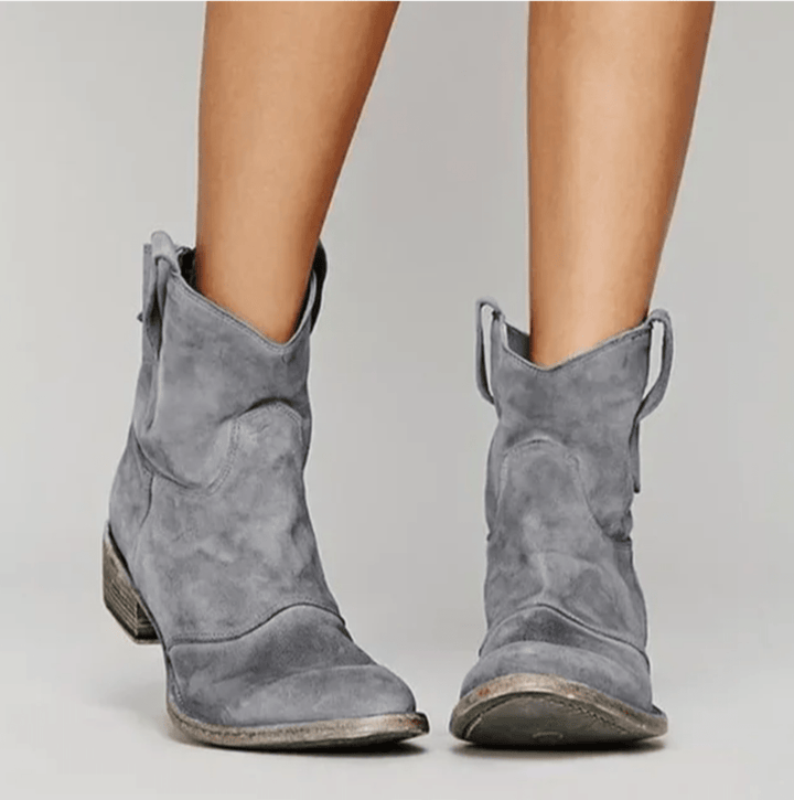 Block Heel Designer Boots