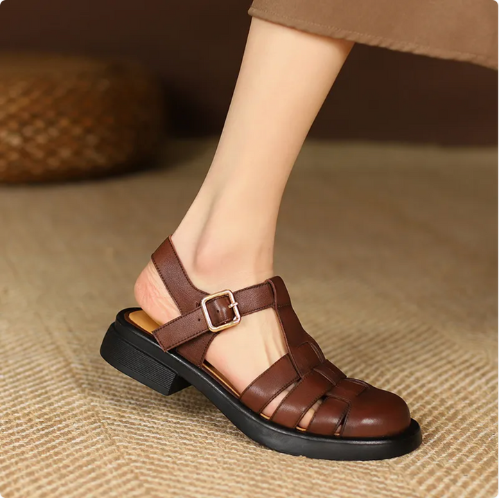 Retro Buckle Shoes