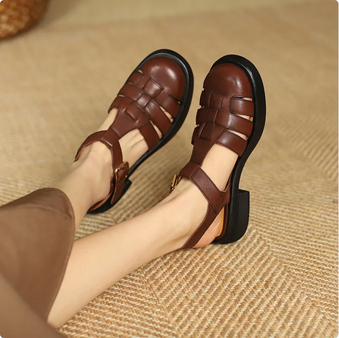 Retro Buckle Shoes