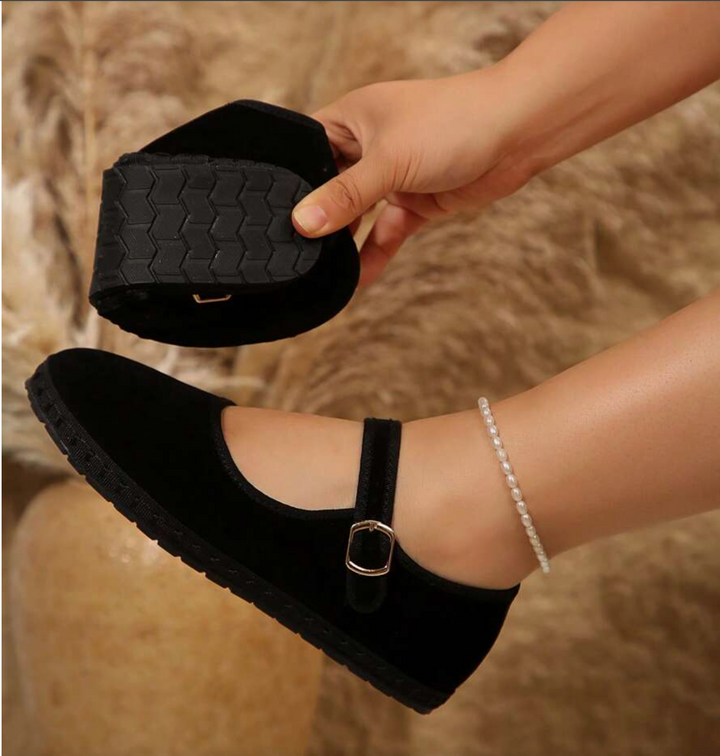 Velvet Elegant Ballet Flats