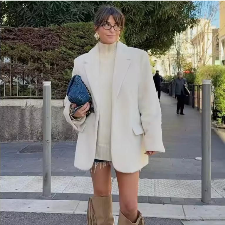 Women's Faux Fur Blazer
