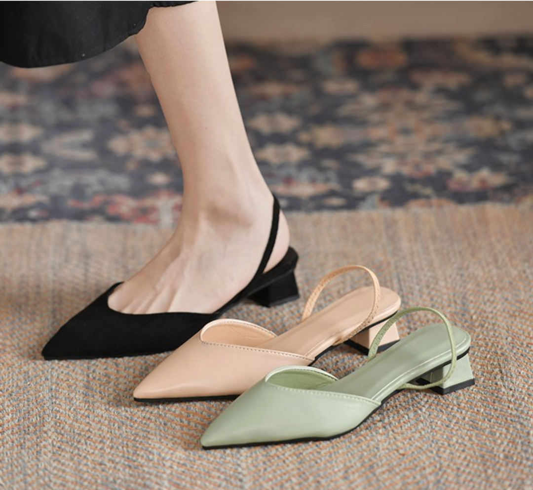 Pointed Toe Slingbacks