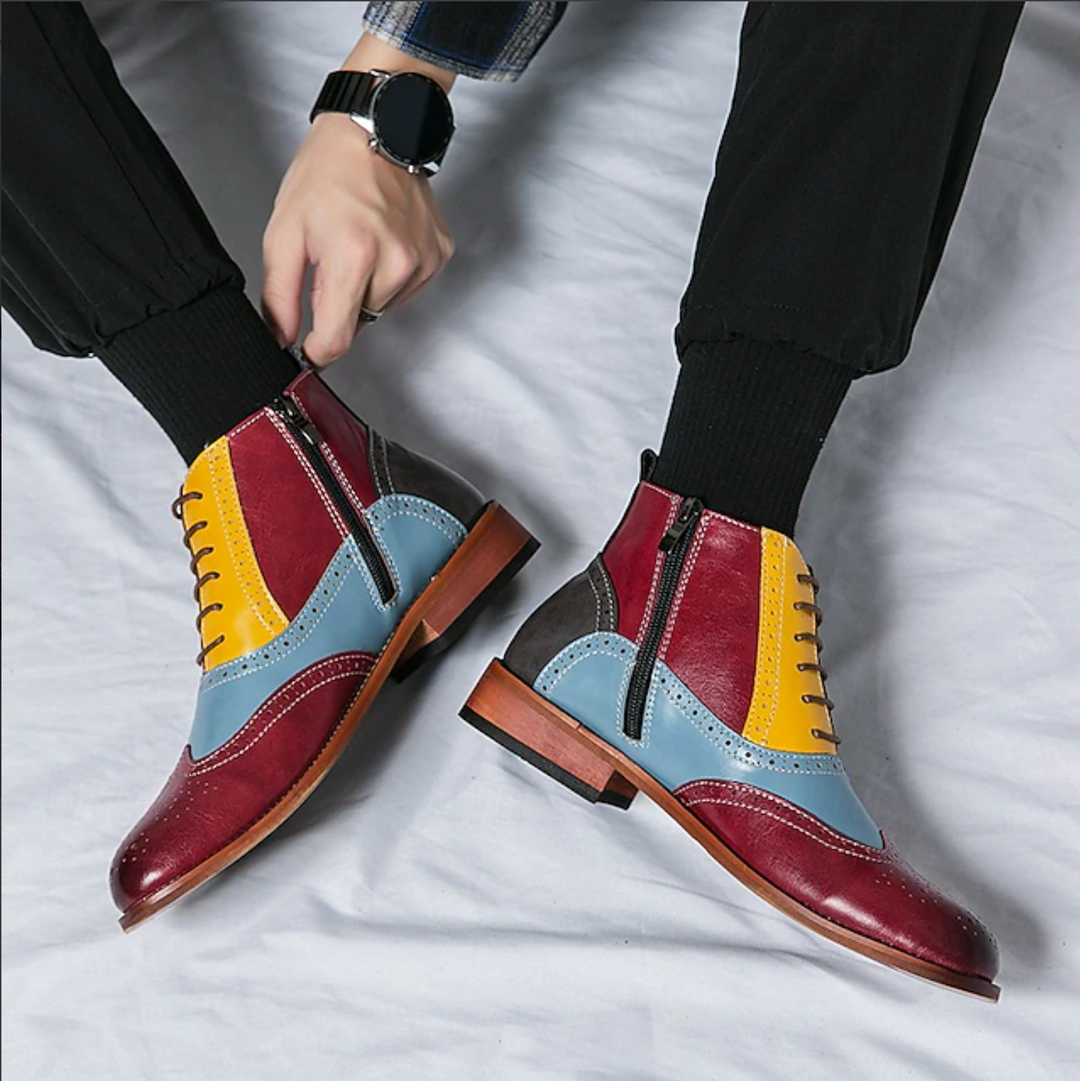 Women's Colorblock Stylish Boots