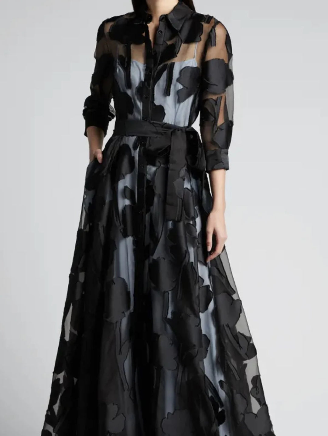 Jacquard Maxi Dress