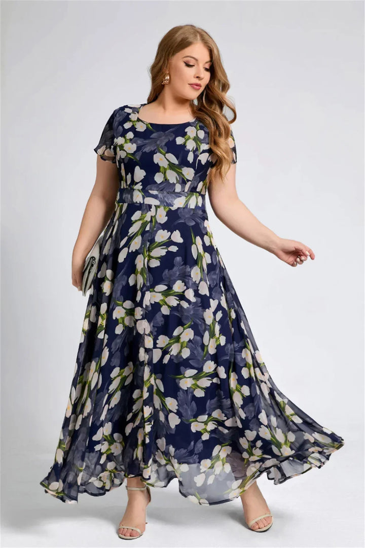 Chiffon Floral Dress