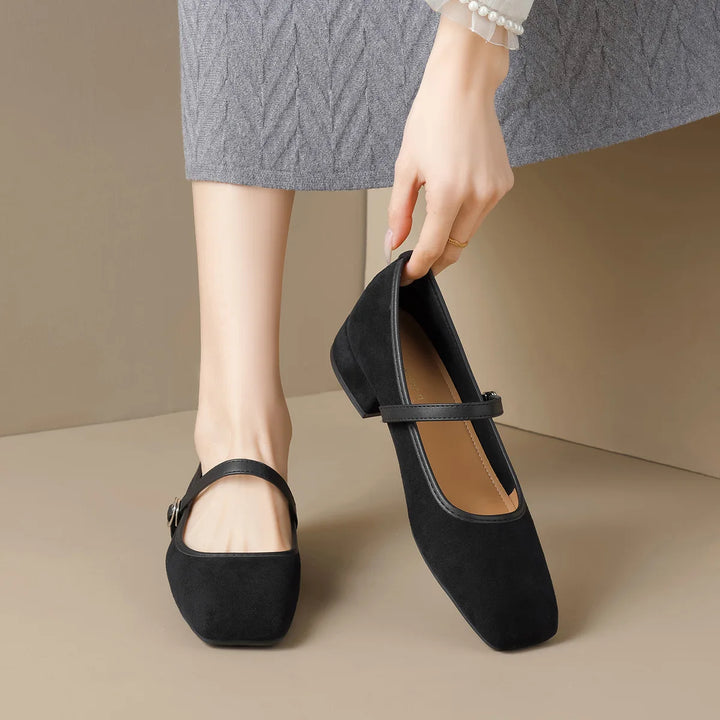 Low Heel Wide Fit Shoes